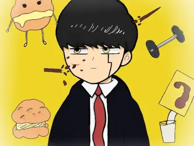 Hình Mashle Chibi cực chất, fan anime không thể bỏ