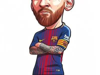 Tuyển tập ảnh Messi chibi dễ thương dành cho fan bóng đá