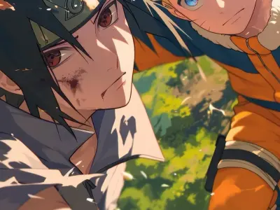 Thưởng thức bộ ảnh Naruto và Sasuke với khí chất mạnh mẽ