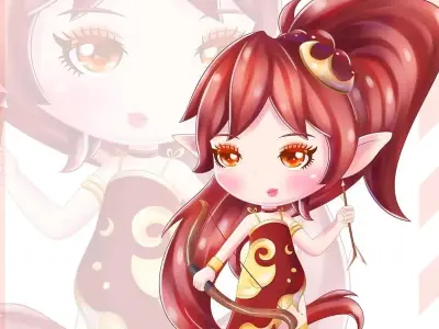 Bộ sưu tập ảnh cung nhân mã chibi dễ thương độc đáo