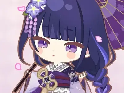 Bộ sưu tập ảnh Raiden Shogun chibi cực dễ thương và nổi bật