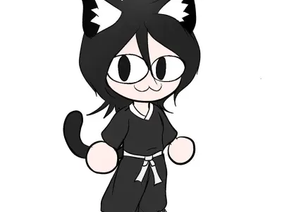 Ảnh Rukia chibi đáng yêu, đầy màu sắc cho fan anime Nhật
