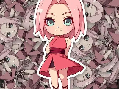 Những bức ảnh Sakura chibi đẹp nhất cho các tín đồ anime