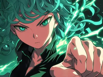 Ảnh Tatsumaki cực ngầu thể hiện sức mạnh siêu nhiên độc đáo