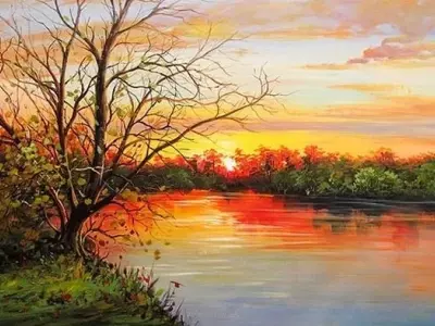 Tranh phong cảnh đẹp giúp không gian sống thư thái hơn