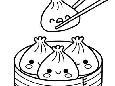 Khám phá tranh tô màu đôi đũa độc đáo cho bé sáng tạo