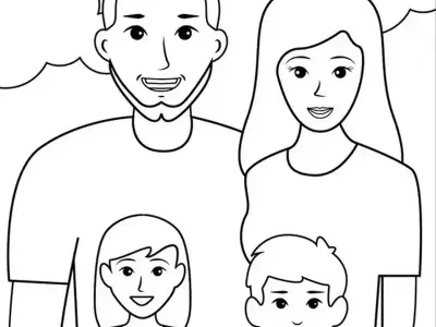 Bộ tranh tô màu gia đình khiến phụ huynh tìm kiếm rần rần
