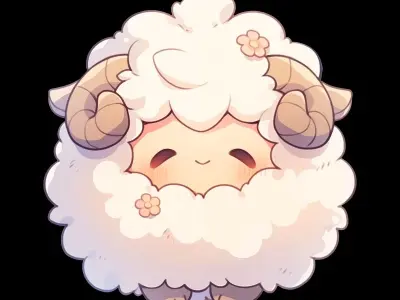 Bộ ảnh chibi cừu siêu dễ thương khiến dân mạng mê mẩn
