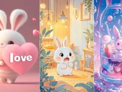 Bộ sưu tập 30 hình ảnh con thỏ chibi cute đáng yêu nhất