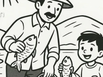 Bộ sưu tập 30 tranh tô màu gia đình hạnh phúc đẹp nhất cho bé yêu