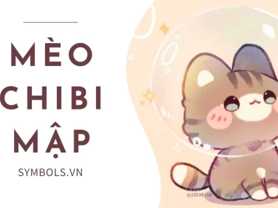 Bộ sưu tập avatar cute mèo chibi mập mũm mĩm đáng yêu nhất