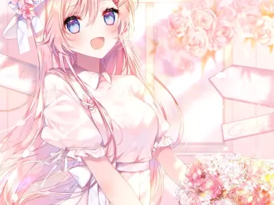 Bộ sưu tập hình ảnh chibi nữ cute màu hồng siêu đáng yêu