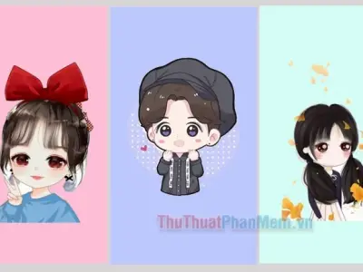 Bộ sưu tập hình ảnh chibi nữ cute tóc ngắn đẹp nhất 2026