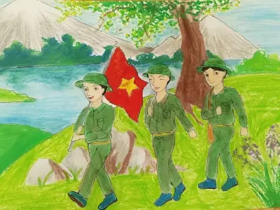 Bộ tranh tô màu chú bộ đội không quân siêu ngầu giúp bé thỏa sức sáng tạo