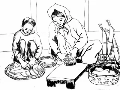 Bộ tranh tô màu gia đình ngày Tết ý nghĩa cho bé năm 2026