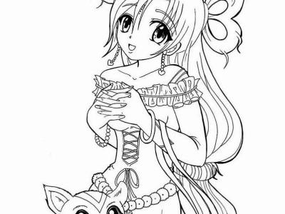 Tổng hợp 35 tranh tô màu công chúa anime cổ trang đẹp nhất 2026