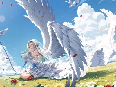 Tuyển tập ảnh anime thiên thần đẹp lung linh đốn tim người xem