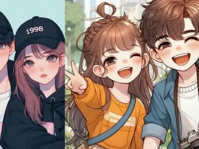Tuyển tập hình chibi đôi dễ thương siêu cấp vũ trụ năm 2026